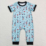 SR0529 Golf Car Baby Romper Boy