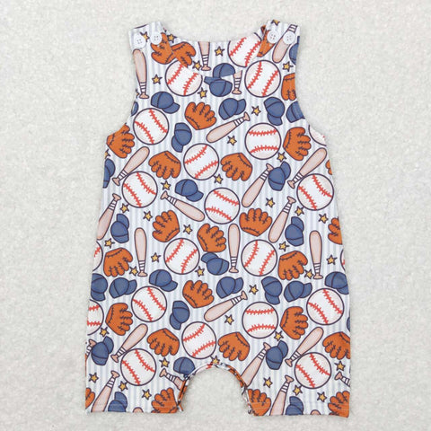 SR0540 Baseball Baby Romper Boy