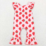 SR0561 Strawberry Baby Bubble Romper