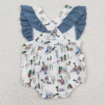 SR0893 Mallard Baby Girl Bubble Romper