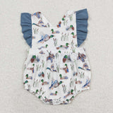 SR0893 Mallard Baby Girl Bubble Romper