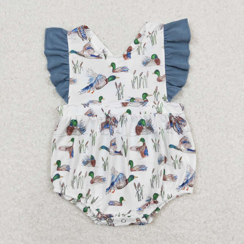 SR0893 Mallard Baby Girl Bubble Romper