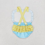 SR0956 Beach Brat Baby Girl Romper