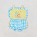 SR0956 Beach Brat Baby Girl Romper