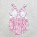 SR1058 Sailboat Pink Baby Girl Romper