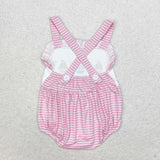 SR1058 Sailboat Pink Baby Girl Romper