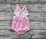 SR1058 Sailboat Pink Baby Girl Romper