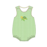 SR1093 Turtle Green Baby Boy Romper