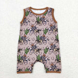 SR1101 Horse Baby Boy Romper