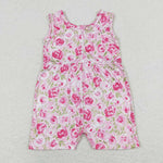 SR1127 Flower Pink Baby Girl Romper