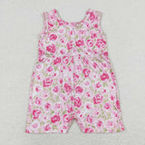 SR1127 Flower Pink Baby Girl Romper