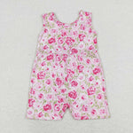 SR1127 Flower Pink Baby Girl Romper