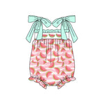 SR1157 Watermelon Baby Girl Romper