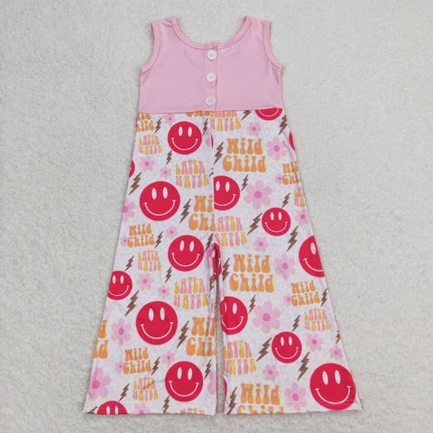 SR1195 Child Smile Pink Baby Girl Romper