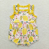 SR1224 Lemon Flower Baby Girl Romper