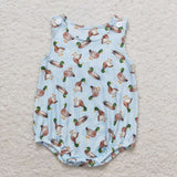 SR1282 Mallard Green Baby Boy Romper