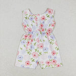 SR1311 Flower Baby Girl Romper