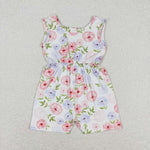 SR1311 Flower Baby Girl Romper