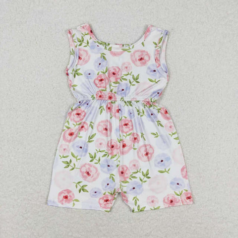 SR1311 Flower Baby Girl Romper