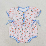 SR1425 Peach Pink Baby Girl Romper