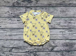 SR1432 Honey Bear Flower Baby Girl Romper