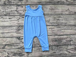 SR1448 Blue Cotton Baby Girl Alley Cat Romper