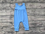 SR1448 Blue Cotton Baby Girl Alley Cat Romper