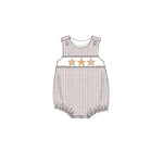 SR1487 Starfish Stripe Baby Boy Romper