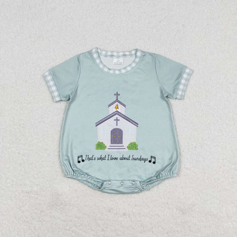 SR1530 Jesus God Baby Boy Romper