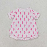 SR1557 Lightning Pink Girls Bubble Romper