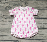 SR1557 Lightning Pink Girls Bubble Romper