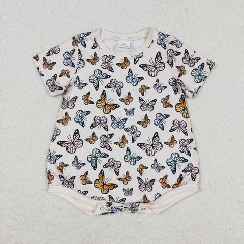 SR1558 Butterfly Girls Bubble Romper