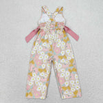 SR1674 Flower Little Daisy Yellow Girl's Jumpsuit