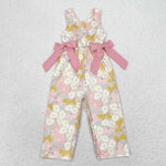 SR1674 Flower Little Daisy Yellow Girl's Jumpsuit