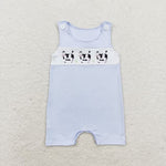 SR1695 Farm Cow Baby Boys Romper