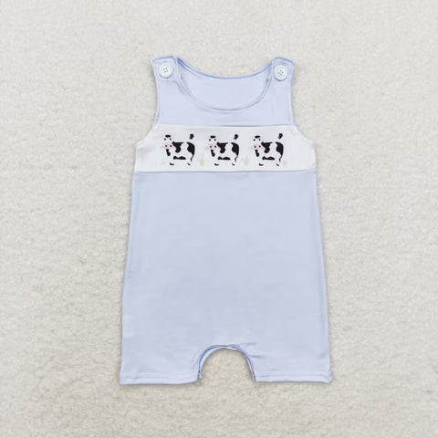 SR1695 Farm Cow Baby Boys Romper