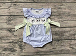 SR1696 Farm Cow Baby Girls Romper