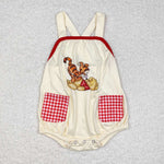 SR1704 Cartoon Honey Bear Tiger Baby Boys Romper