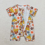 SR1776 Mama's Boys Baby Zip Romper Sleepers