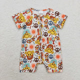 SR1776 Mama's Boys Baby Zip Romper Sleepers