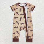 SR1900 Camo Brown Baby Zip Romper Sleepers Boy