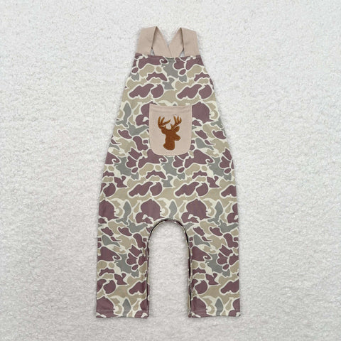 SR1913 Embroidery Hunting Elk Camo Boy's Jumpsuit