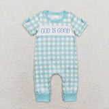 SR1939 God is good Baby Boy Romper