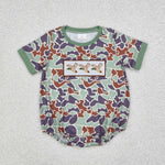US Warehouse SR2011 Embroidery Mallard Ducks Camo Baby Boy Bubble Romper