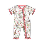 Preorder Notice SR2017 Easter Rabbit Flower Baby Zipper Romper Sleepers