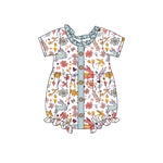 Preorder Notice SR2022 Easter Flower Rabbit Baby Girl Bubble Romper