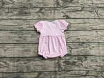 Preorder SR2144 Embroidery Easter Cartoon Rabbit Carrot Baby Girl Romper