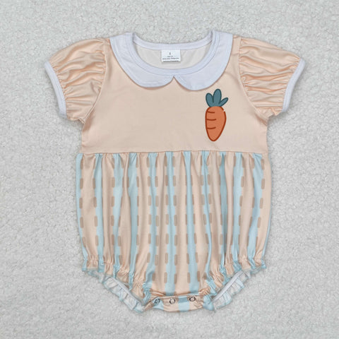 SR2225 Easter Carrot Baby Girls Romper