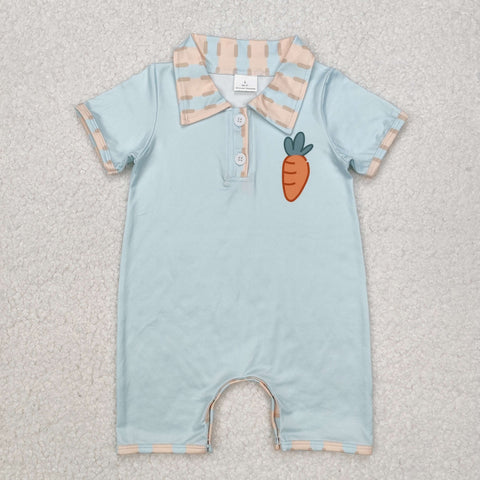 SR2226 Easter Carrot Baby Boys Romper