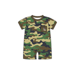 Preorder 12.01 SR2241 Hunting Mallard Camo Baby Boys Romper